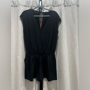 BCBGeneration Women's Black Playsuit-romper